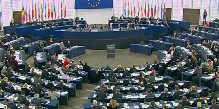 Sesión del Parlamento Europeo