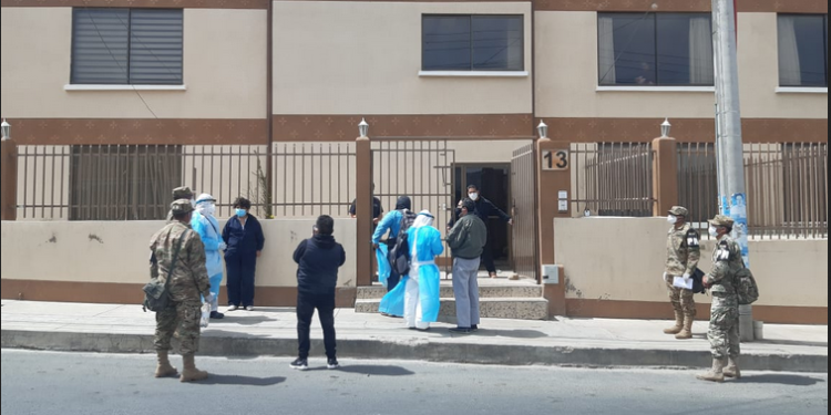 En el municipio de La Paz se identificó a 381 personas con coronavirus en primer día de “megarrastrillaje”