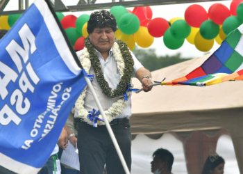 Evo Morales en Chimoré