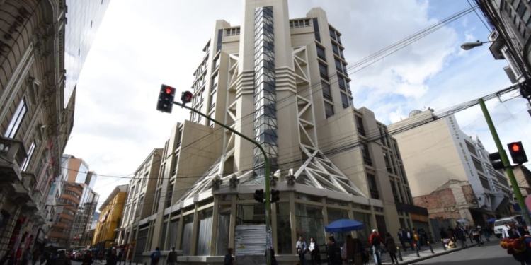 Edificio de Soboce que fue comprado por la Alcaldía de La Paz.