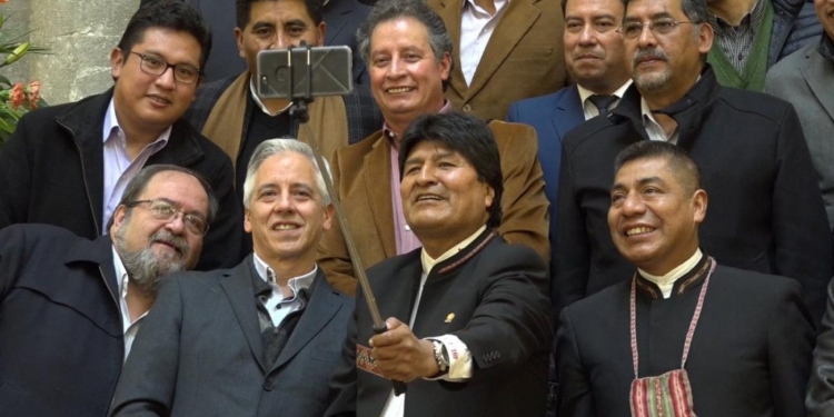 Ministros de Evo