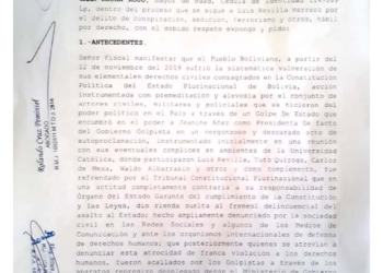 Descargue la demanda por el Golpe de Estado en contra de Luis Revilla
