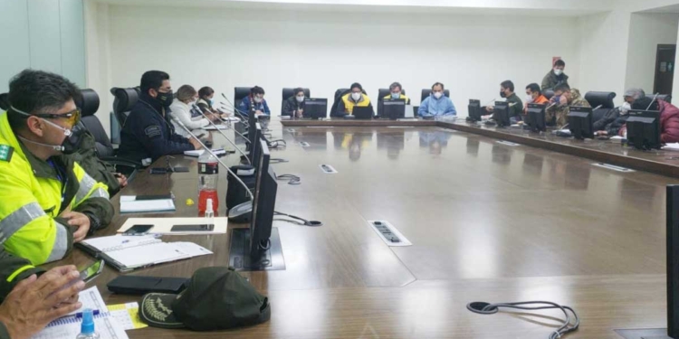 Comité de Operaciones de Emergencia Departamental (COED) de La Paz | Foto Archivo
