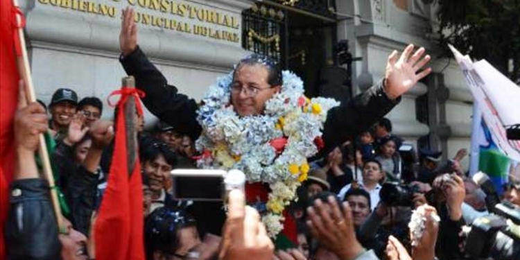 Omar Rocha el primer precandidato para las elecciones municipales por La Paz. (RRSS)