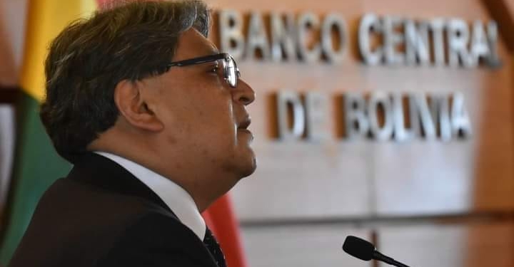 Presidente del Banco Central de Bolivia, Edwin Rojas | Foto RRSS