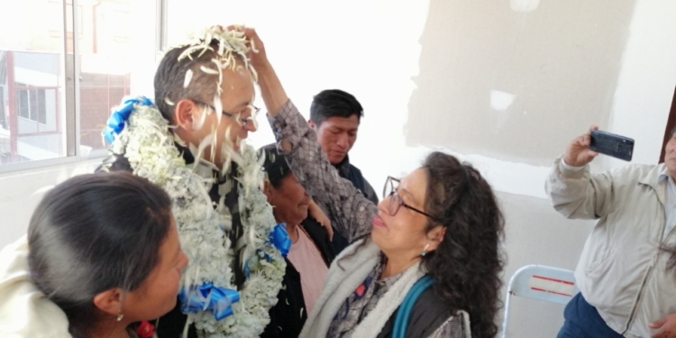 Omar Rocha acepta la postulación de más de 200 organizaciones a la alcaldía de La Paz por el MAS