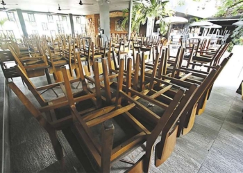 REstaurant cerrado por cuarentena
