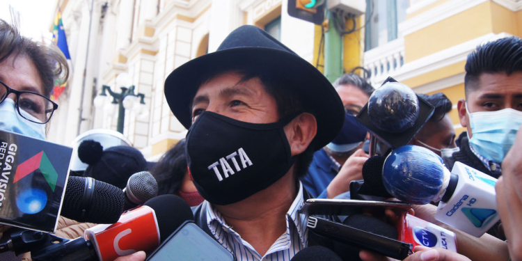 El exviceministro de Descolonización Rafael “Tata” Quispe | Foto RRSS