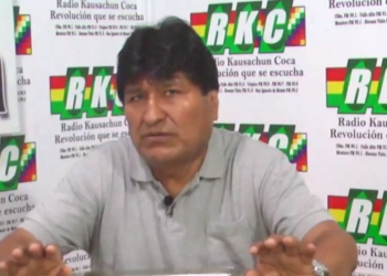 El líder del MAS, Evo Morales | Foto captura de pantalla