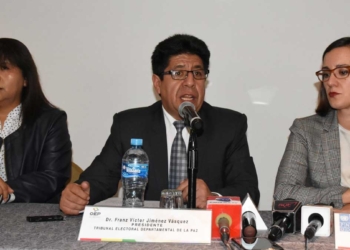 Presidente del Tribunal Electoral Departamental (TED) La Paz, Franz Jiménez | Foto RRSS