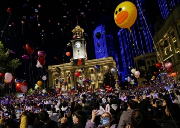 Wuhan recibió el Año Nuevo 2021 sin muchas restricciones sanitarias | Foto RRSS