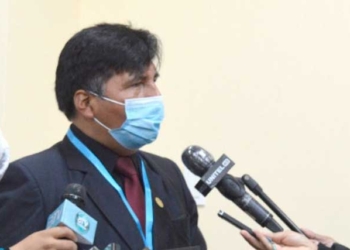 El ministro de Educación, Adrián Quelca | Foto ABI