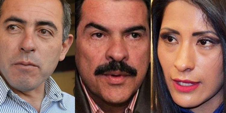 César Dockweiler, Manfred Reyes y Willma Alanoca, cuyas candidaturas están observadas. | Foto composición: Página Siete