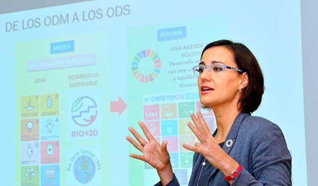 Representante PNUD para Bolivia, Luciana Mermet | Foto: RRSS