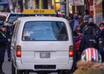 Transporte público en La Paz : | Foto: AMN