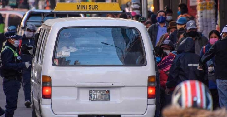 Transporte público en La Paz : | Foto: AMN