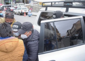 Sanabria es aprehendido y su audiencia de medidas cautelares se realizará este miércoles | Foto Página Siete