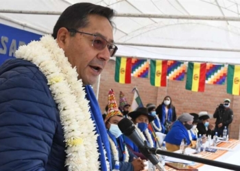 Alocución de Arce en aniversario de Confederación de Mujeres Campesinas Bartolina Sisa | Foto El Deber