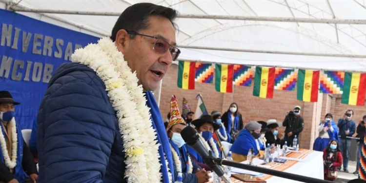 Alocución de Arce en aniversario de Confederación de Mujeres Campesinas Bartolina Sisa | Foto El Deber