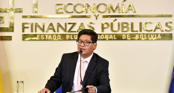 Ministro de Economía y Finanzas Públicas, Marcelo Montenegro | Foto: ABI