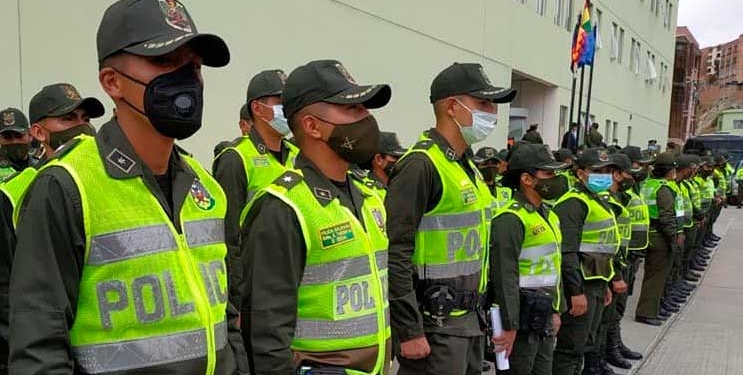 Efectivos de la Policía Boliviana | Foto: ABI
