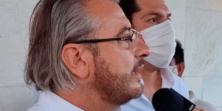 Presidente del Comité pro Santa Cruz, Rómulo Calvo | Foto: Unitel