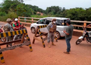 El control de la Armada boliviana en Guayaramerín | Foto: Armada