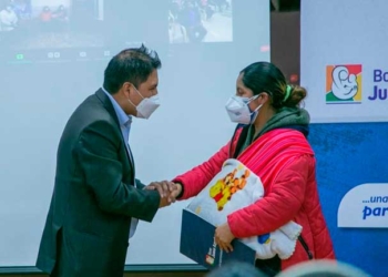 El Gobierno a través del ministro de Salud, Jeyson Auza, autorizó este miércoles al pago del Bono Juana Azurduy | Foto: ABI