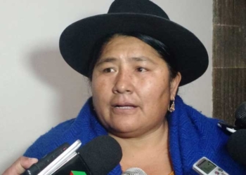 Ejecutiva de la Confederación Bartolina Sisa, Segundina Flores | Foto: RRSS