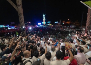 Concentración en el Cristo Redentor, Santa Cruz | Foto: RRSS