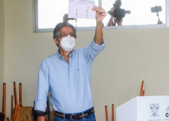 El candidato ecuatoriano a la Presidencia Guillermo Lasso | Foto: RRSS