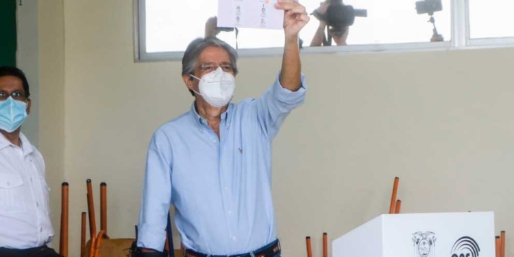 El candidato ecuatoriano a la Presidencia Guillermo Lasso | Foto: RRSS