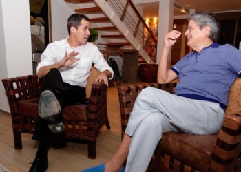 Juan Guaidó / Guillermo Lasso | Foto: RRSS