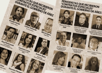 Los gráficos que circulan en las redes para acusar a periodistas y sin responsables de sus contenidos