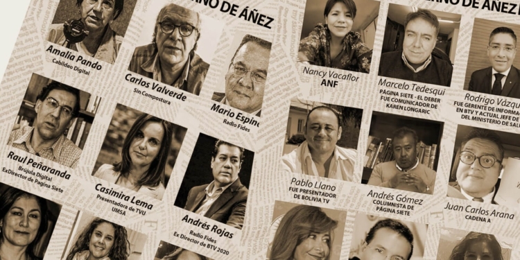 Los gráficos que circulan en las redes para acusar a periodistas y sin responsables de sus contenidos