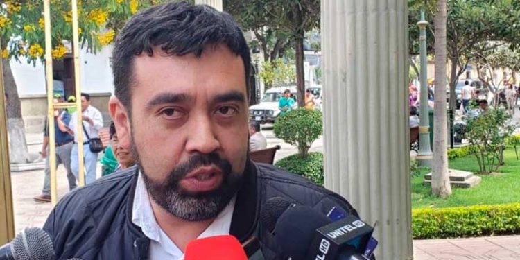 EL candidato a la gobernación de Tarija por el Movimiento al Socialismo (MAS), Álvaro Ruiz | Foto: El País