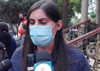 La senadora de Comunidad Ciudadana (CC) por Cochabamba, Andrea Barrientos | Foto: La Voz de Tarija