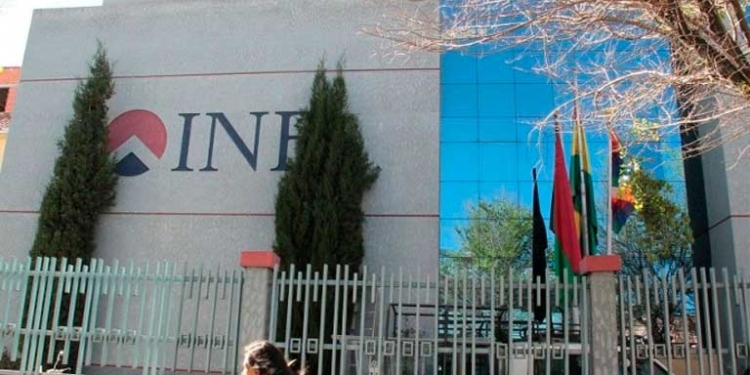 Oficinas de INE en la ciudad de La Paz | Foto: RRSS