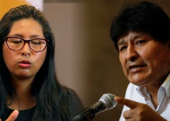 Eva Copa / Evo Morales