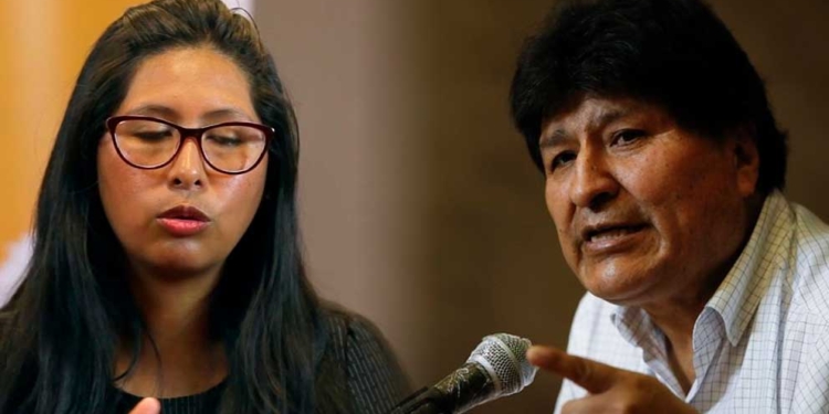 Eva Copa / Evo Morales