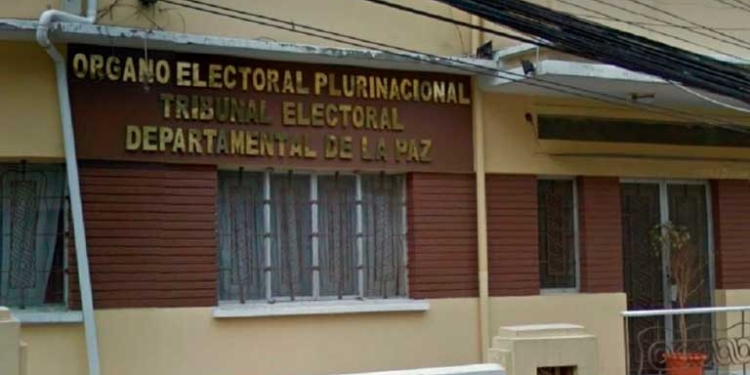 El Tribunal Electoral Departamental de La Paz | Foto: RRSS