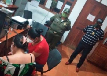 Las dos enfermeras en la audiencia cautelar. | Foto: RRSS