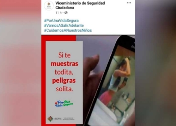 Imagen de la campaña que fue borrada tras largas horas de ser publicada