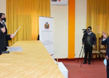 William Alave fue posesionado este lunes. | Foto: Fiscalía