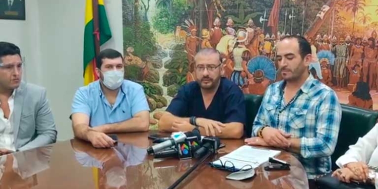 El presidente del Comité, Rómulo Calvo