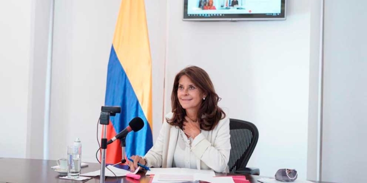 La vicepresidenta de Colombia, Marta Lucía Ramírez | Foto: Twitter