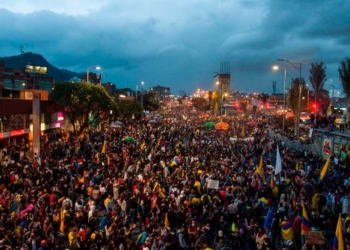 Manifestación durante el paro nacional en Bogotá - CHEPA BELTRAN / ZUMA PRESS / CONTACTOPHOTO