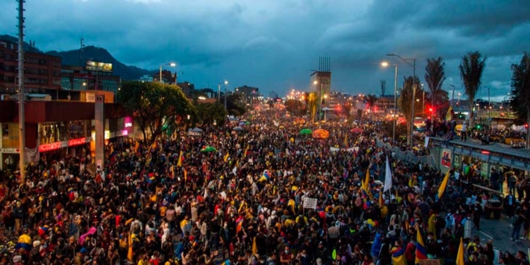 Manifestación durante el paro nacional en Bogotá - CHEPA BELTRAN / ZUMA PRESS / CONTACTOPHOTO