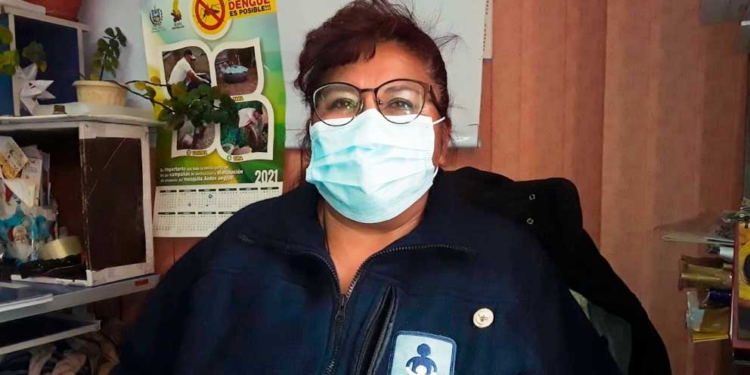 Responsable Departamental del Programa Ampliado de Inmunización PAI, Lic Peggy Ibáñez