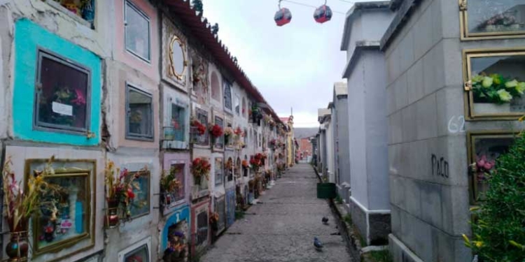 Cementerio General de La Paz. Foto: ANF.